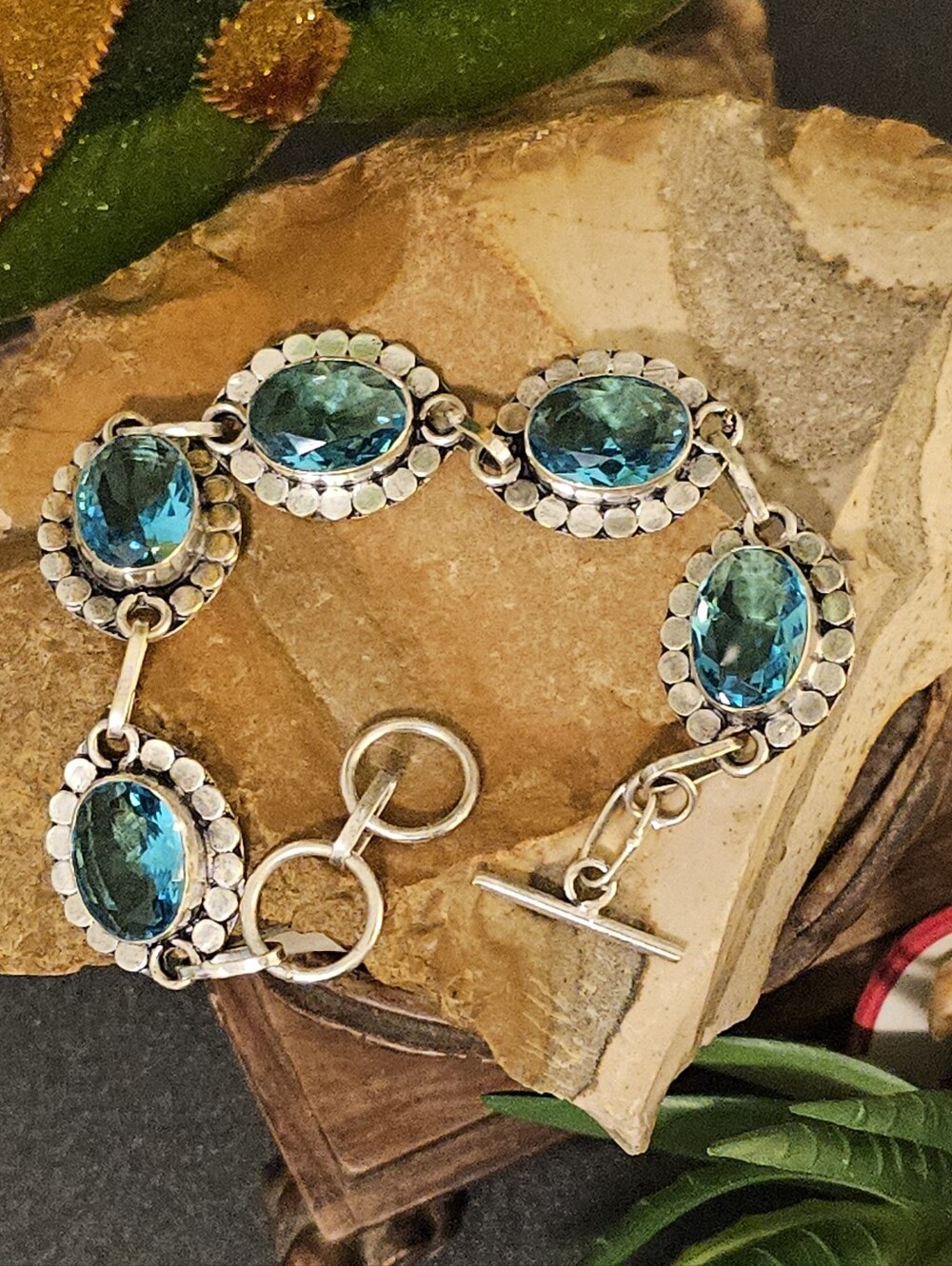 Blue Topaz Bracelet